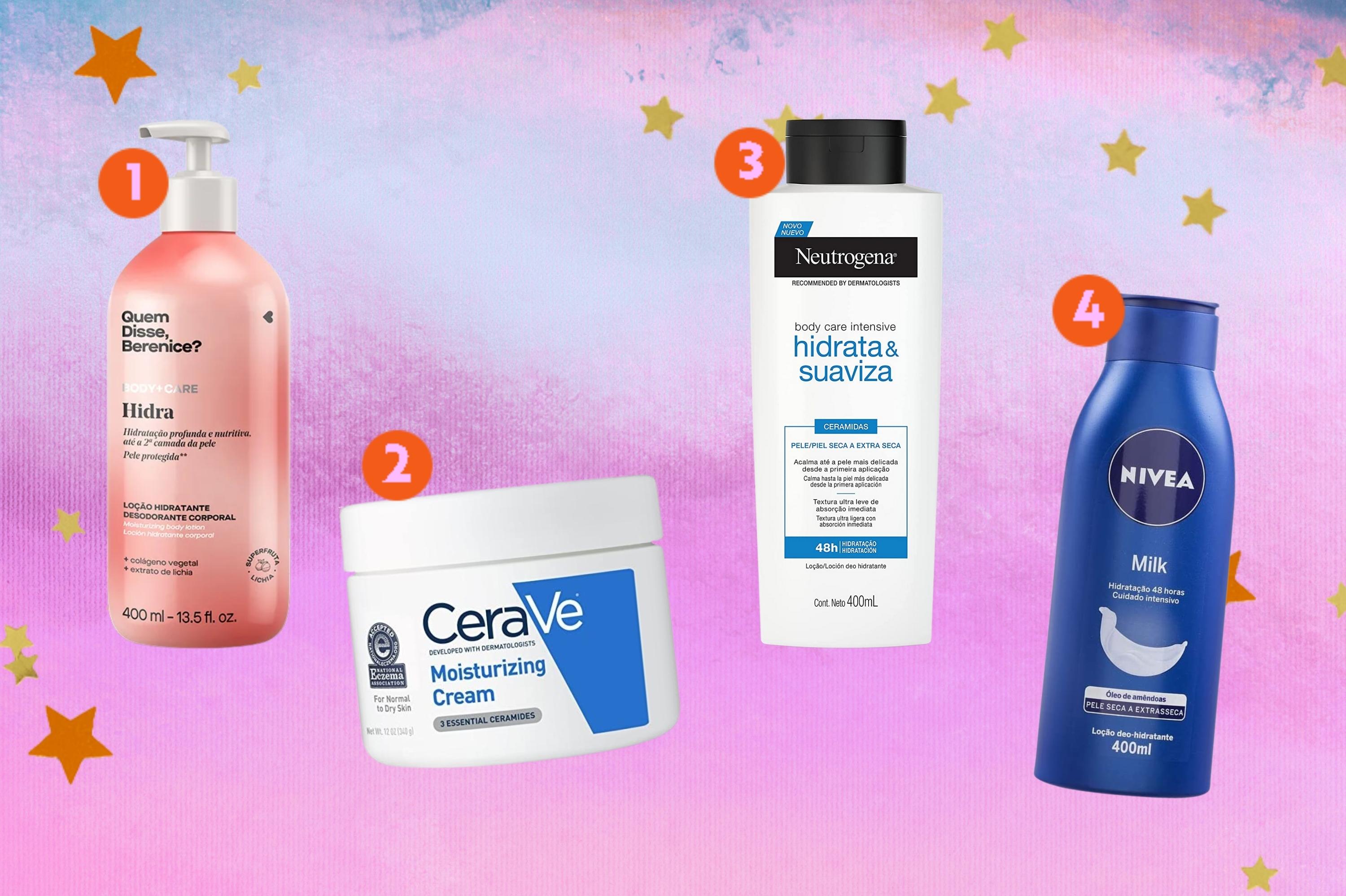 cremes corporais com ceramidas para pele extremamente seca