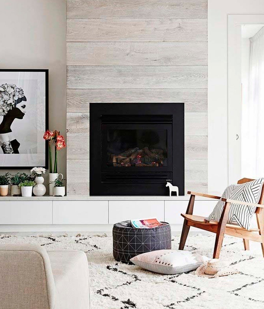 Melhores designs de lareiras modernas para sala