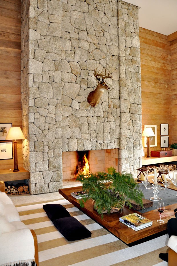 Melhores designs de lareiras modernas para sala