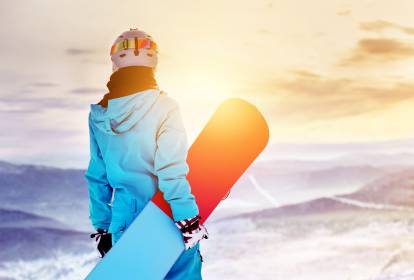 Melhores destinos para mulheres que amam esportes de neve