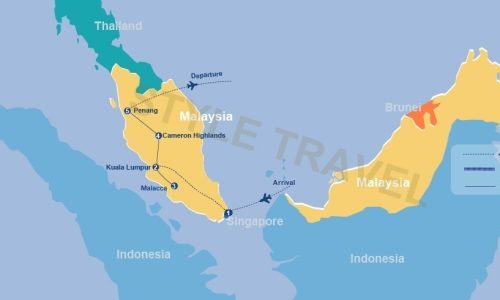 Melhores destinos para mulheres solo na Malásia e Singapura