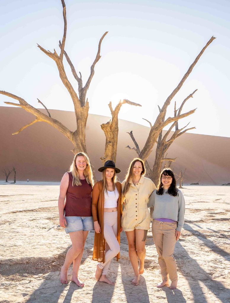 Melhores destinos para mulheres solo na Namíbia e Botswana