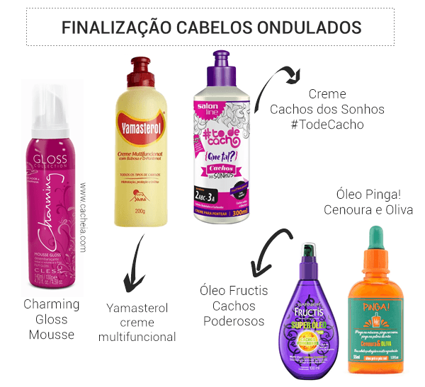 melhores finalizadores para cabelo ondulado com frizz