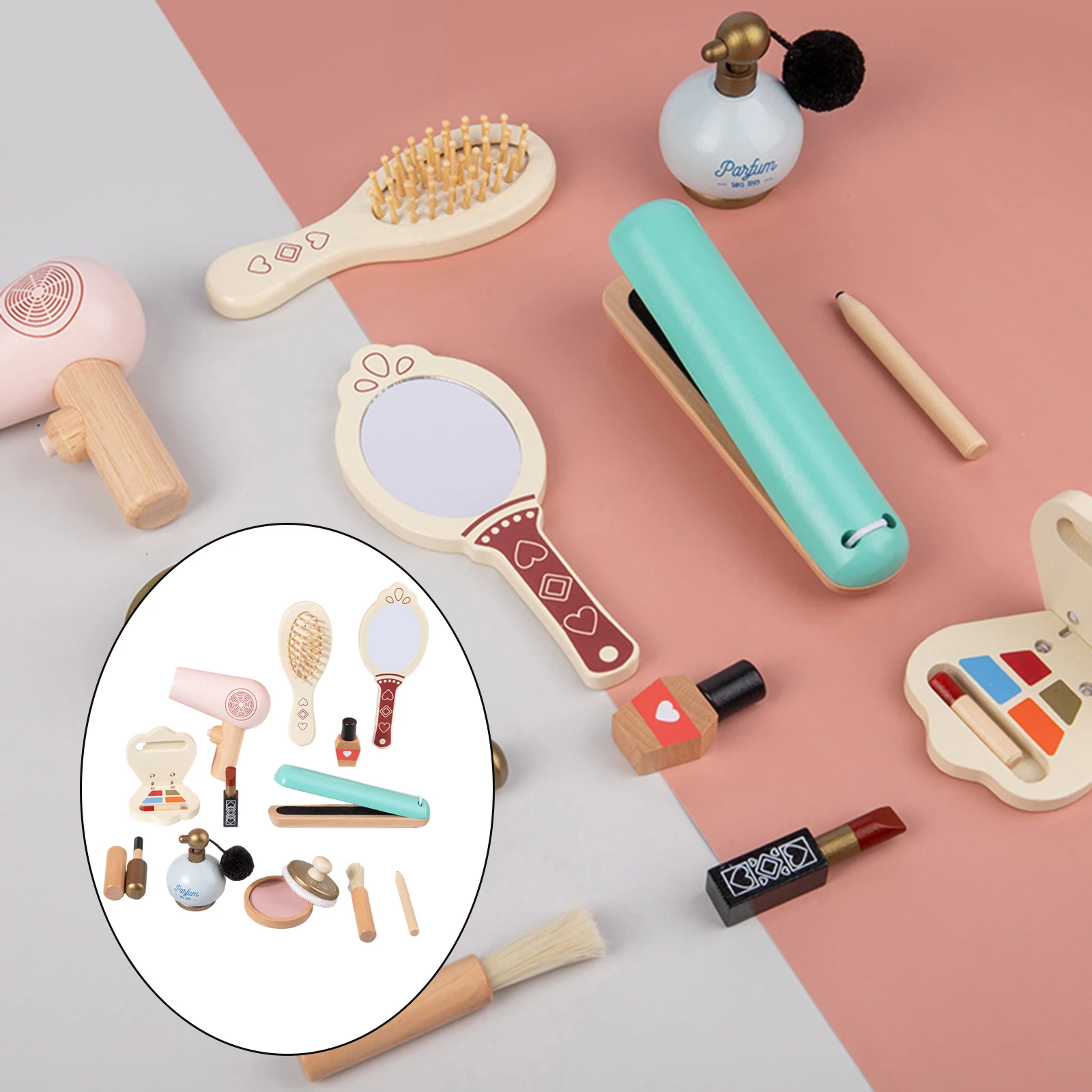 melhores kits maquiagem madeira para crianças