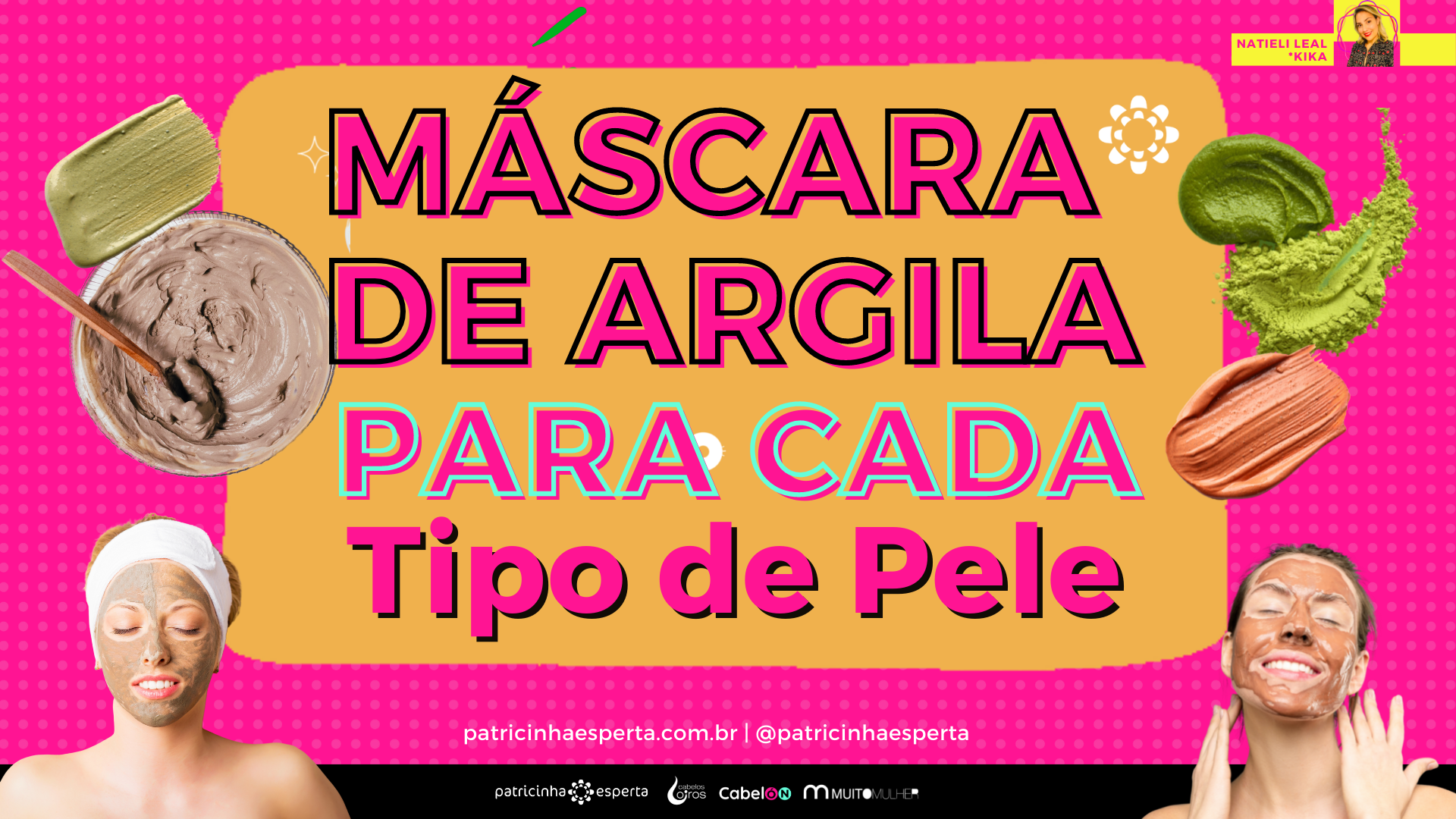 Melhores máscaras de argila para cada problema de pele