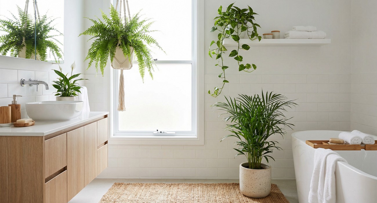 Melhores plantas para banheiro com pouca luz