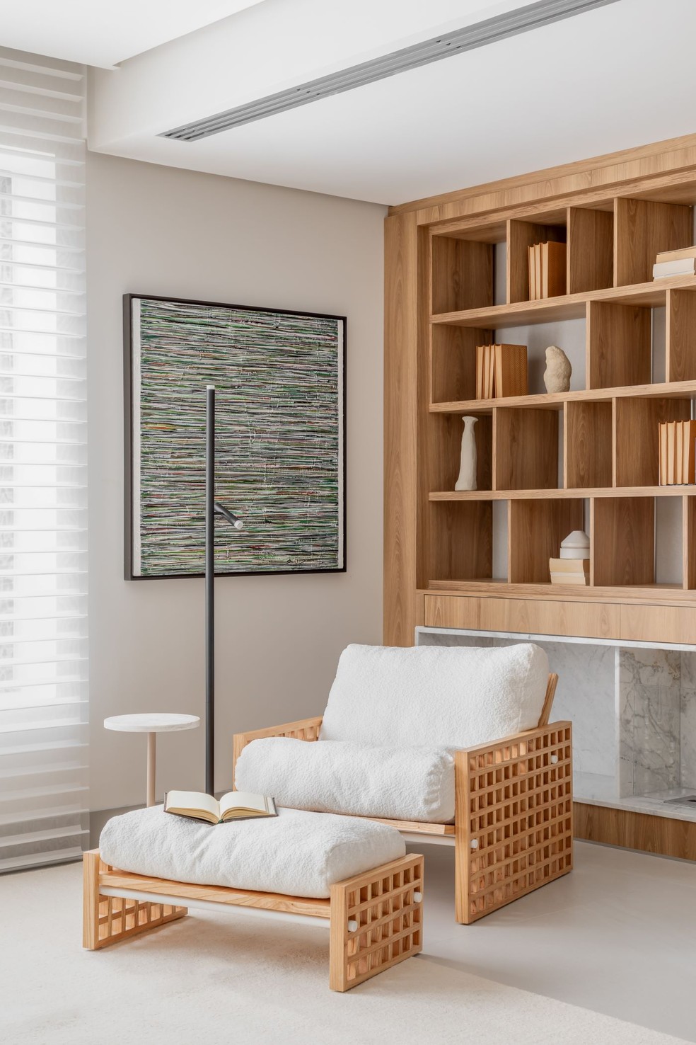 poltrona de design moderno para descanso