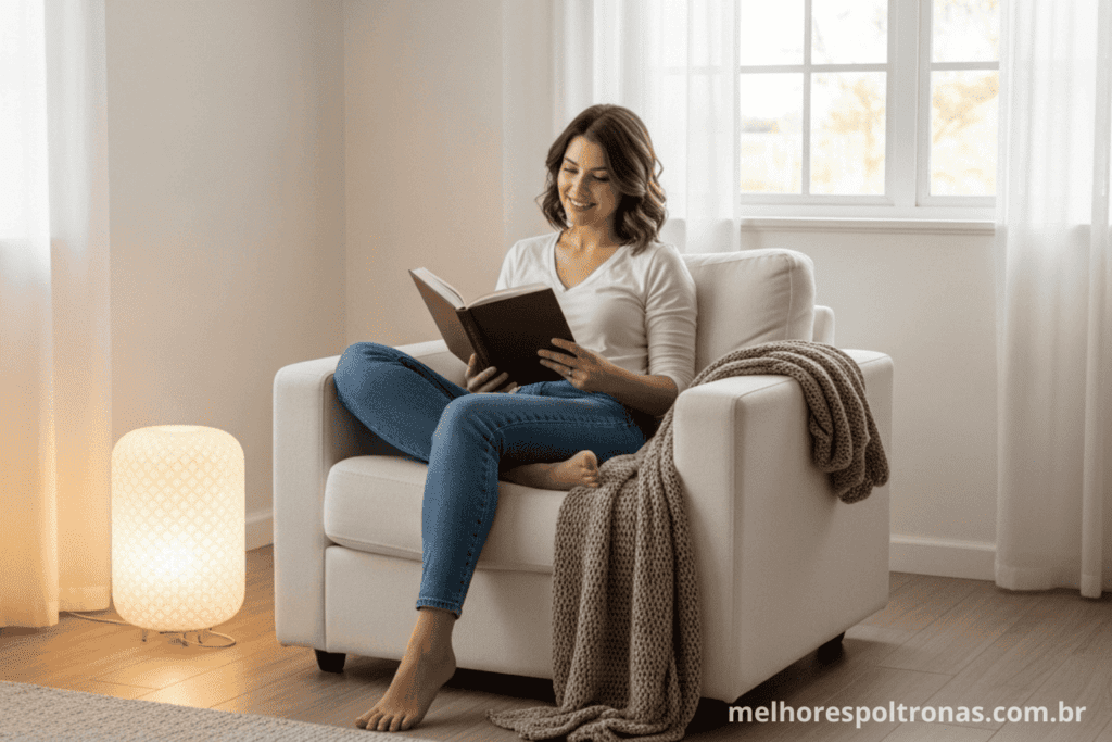 poltrona que otimiza espaço Zero Wall