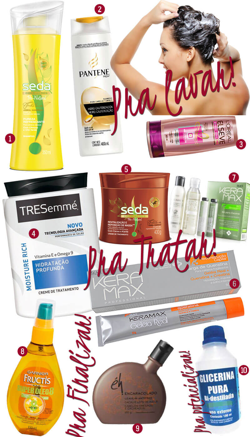 melhores produtos de hidratação para cabelos