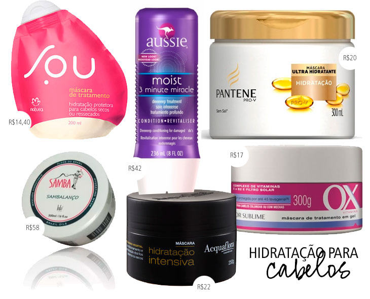 melhores produtos hidratação cabelo seco e danificado