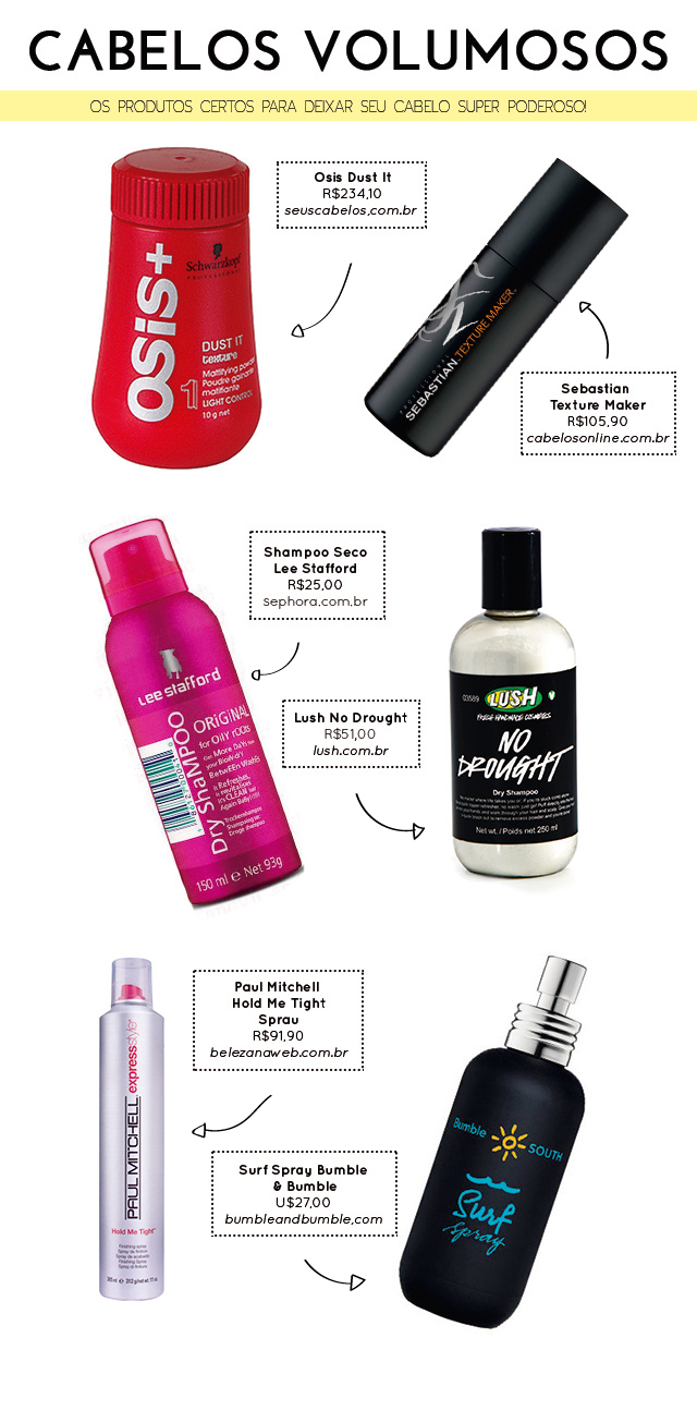 Melhores produtos para dar volume na raiz do cabelo