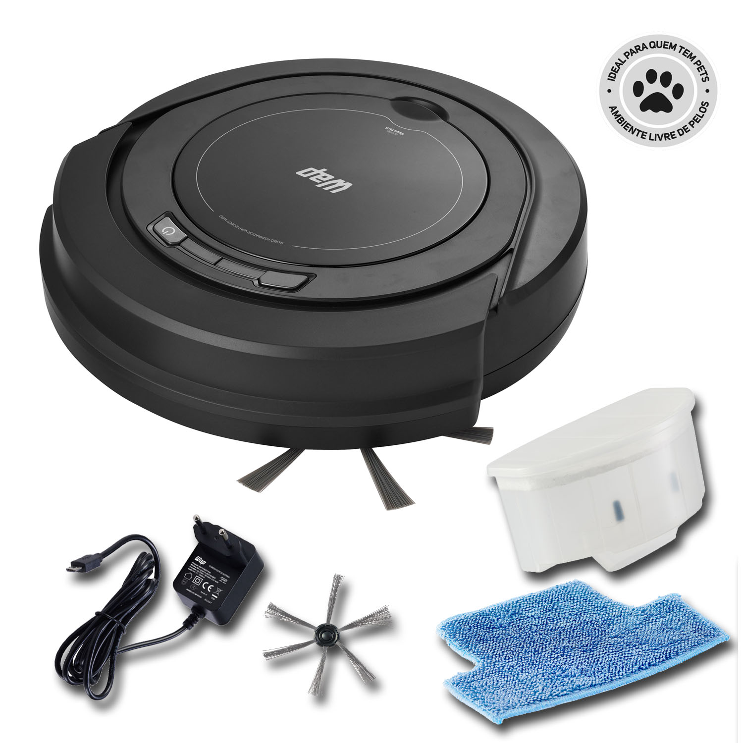 robô aspirador com mapeamento laser