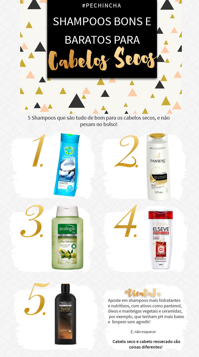 melhores shampoos para idosos com cabelo seco