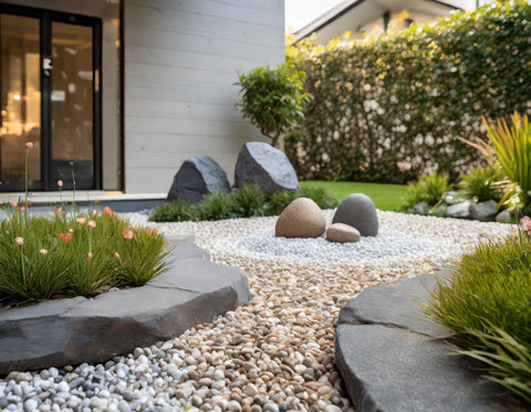 Como Criar Caminhos e Delimitar Espaços com Pedras Decorativas