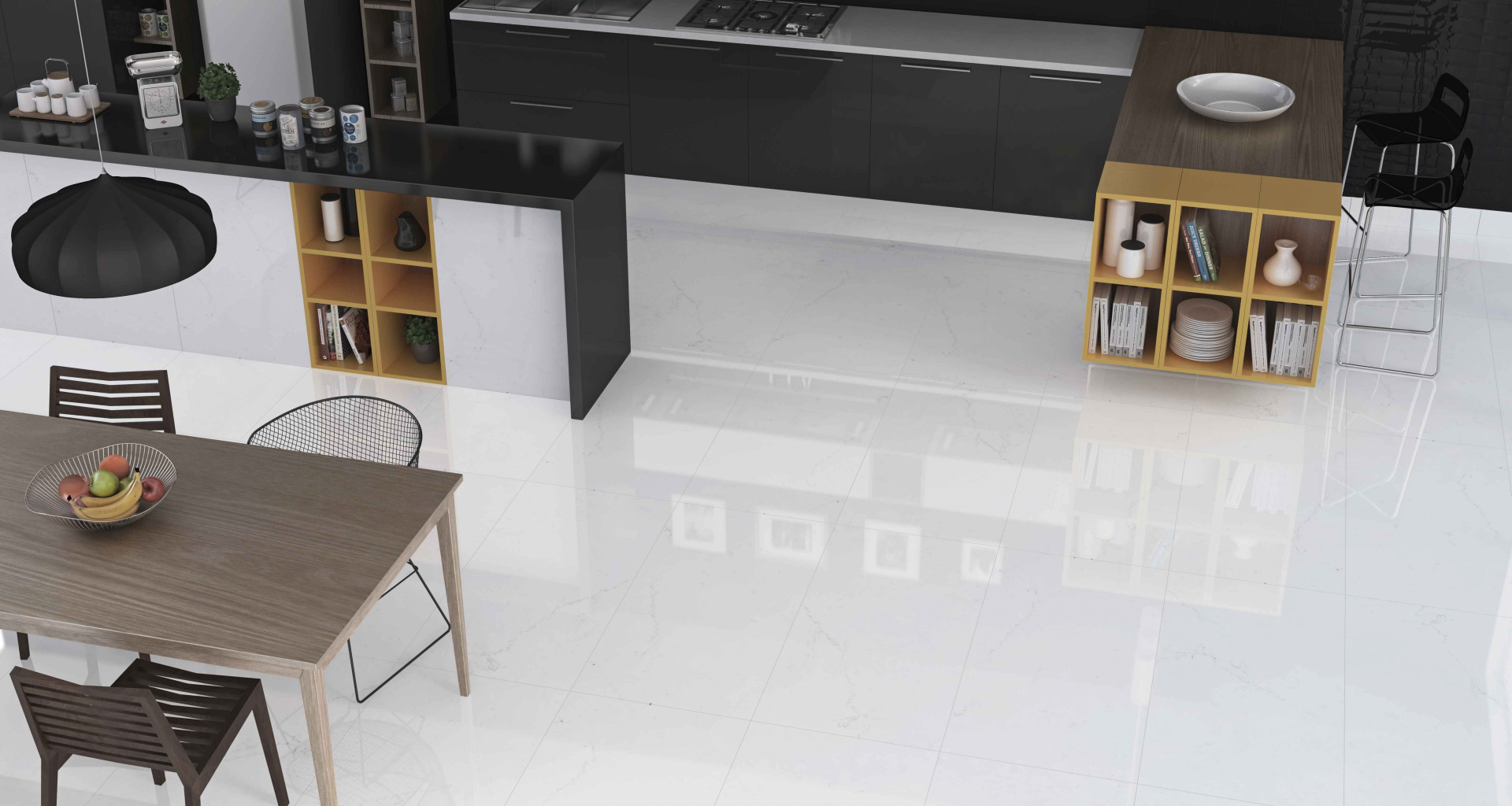 Melhores tipos de piso para cozinha: resistência e beleza