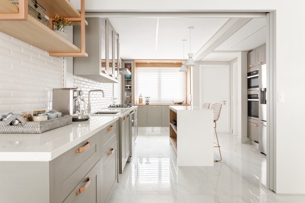 revestimento de cozinha resistente e bonito