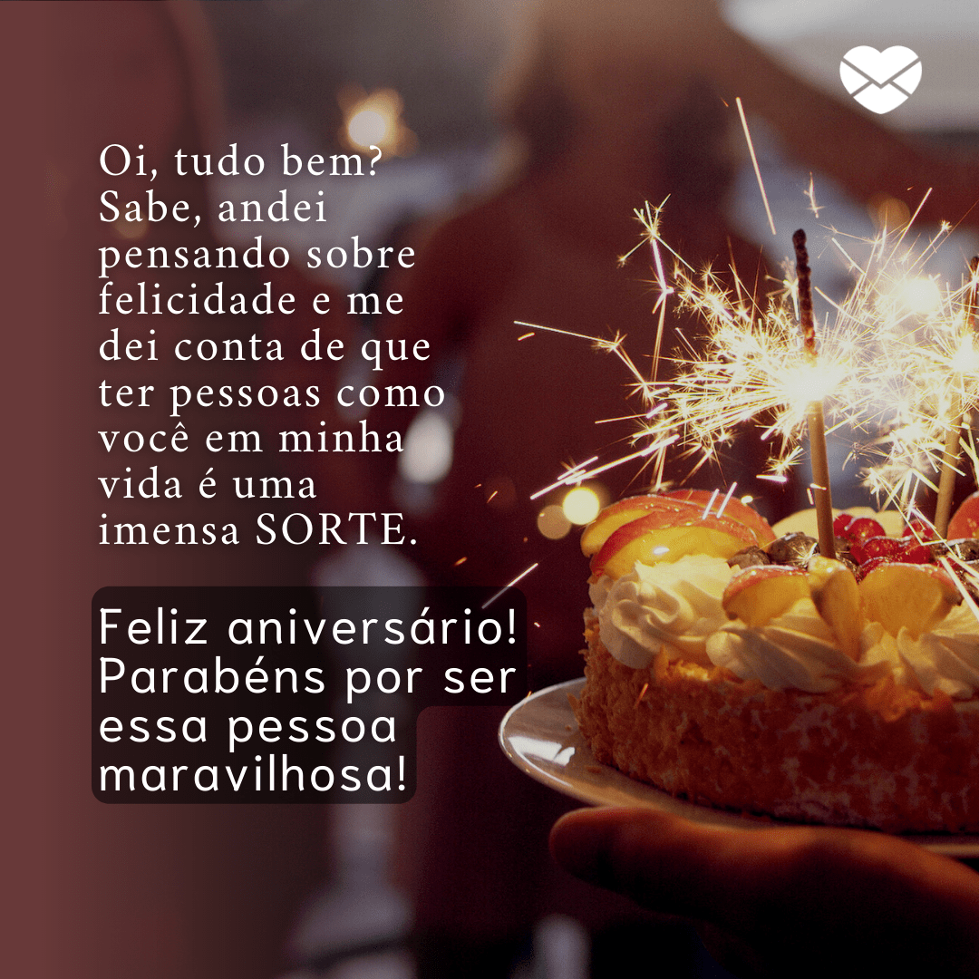 frases de aniversário com bolo para celular