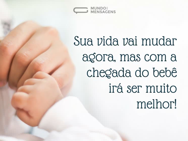 mensagem para bebe que vai nascer