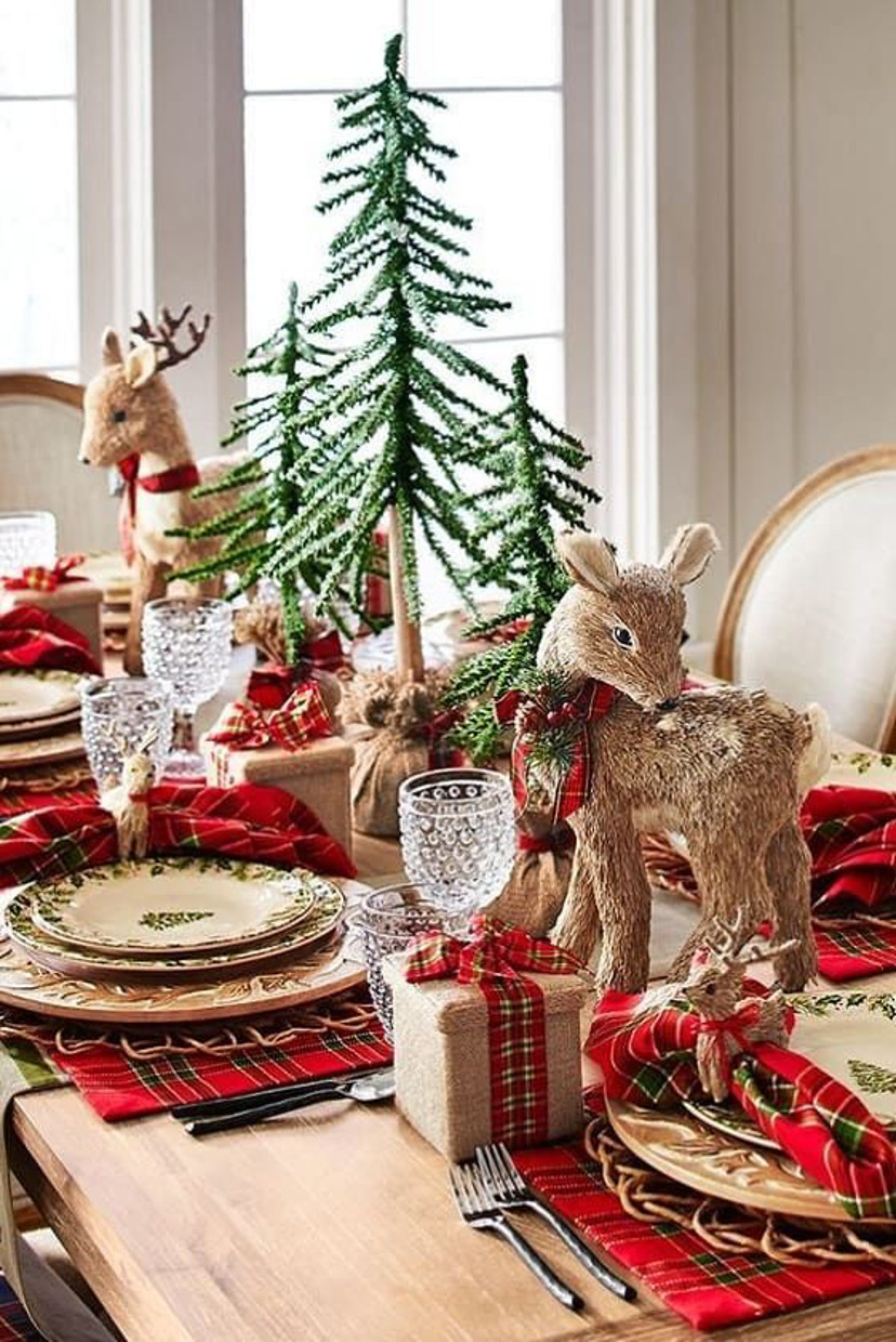 inspiração mesa de natal