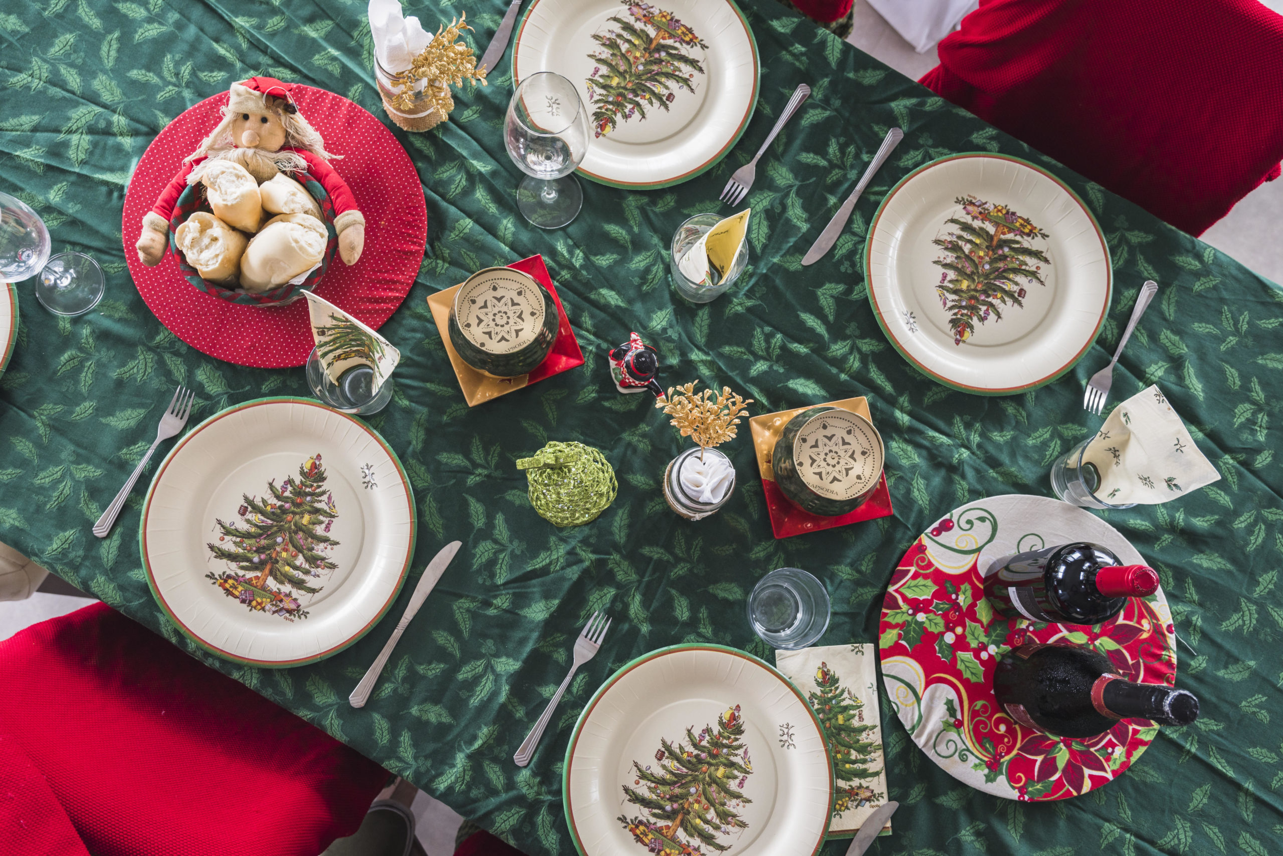 quanto custa decorar uma mesa de natal simples