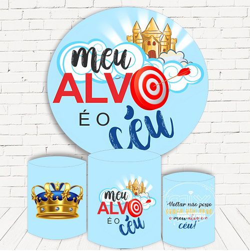 como fazer painel meu alvo é o céu com balões