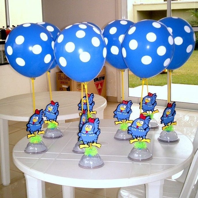 ideias criativas mini decoração mesa infantil