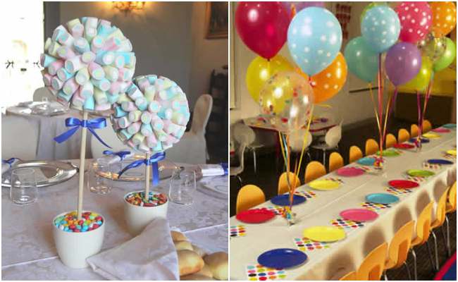 como economizar na mini decoração de mesa infantil