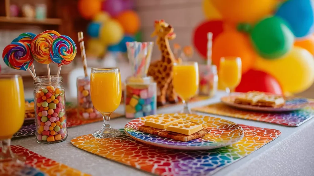 ideias criativas mini decoração mesa infantil