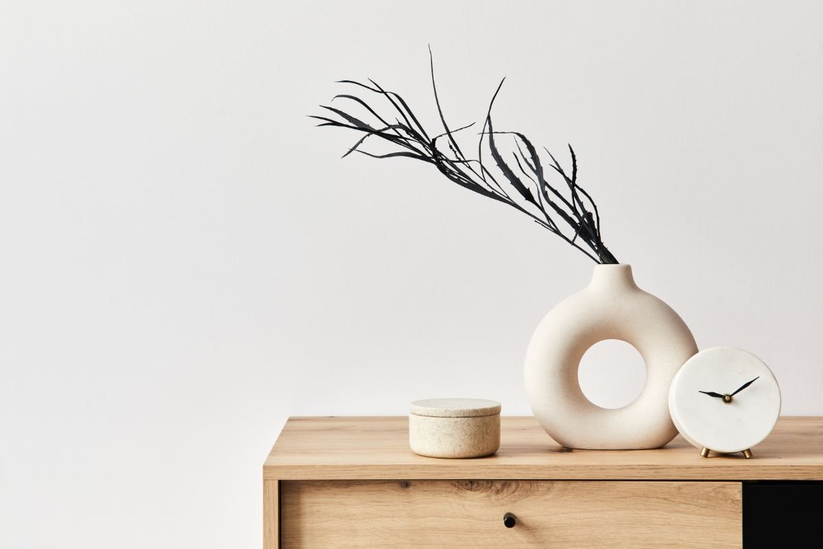 decoração minimalista sala de estar