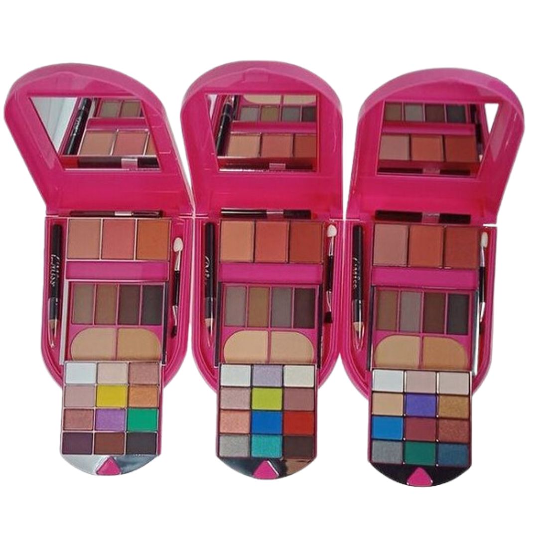 resenha paleta sombras miss france 119 itens