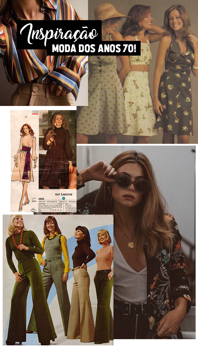 moda anos 70 atual