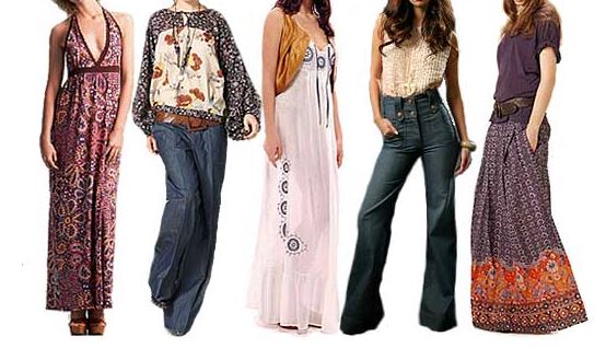 inspiração moda anos 70