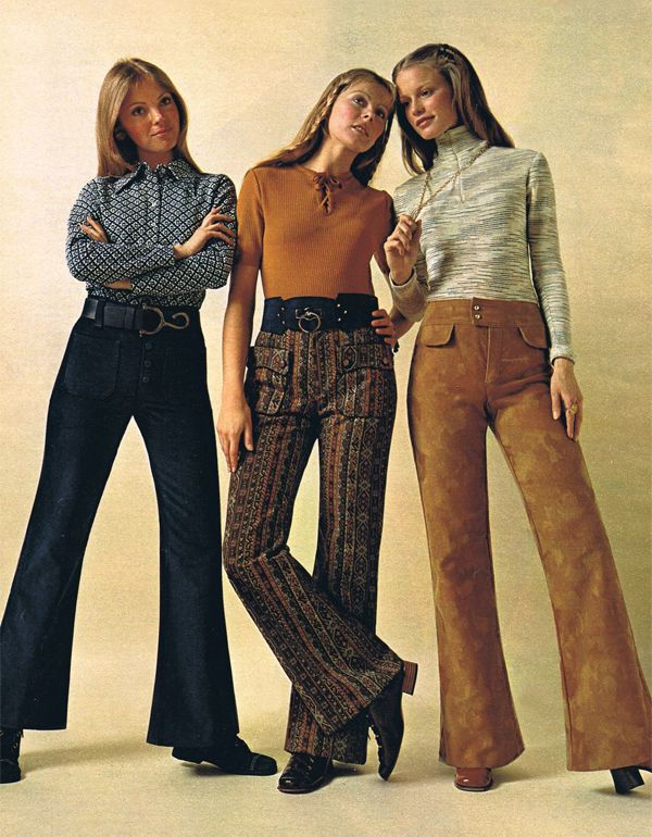 tendências moda anos 70