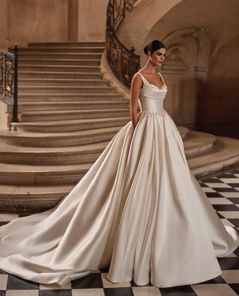 vestido de festa para casamento à noite