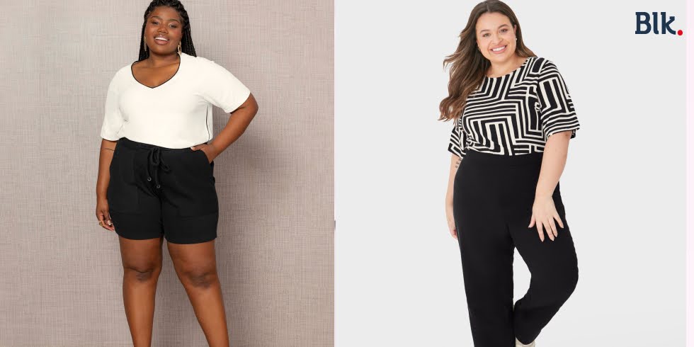 vestido plus size vs calça plus size