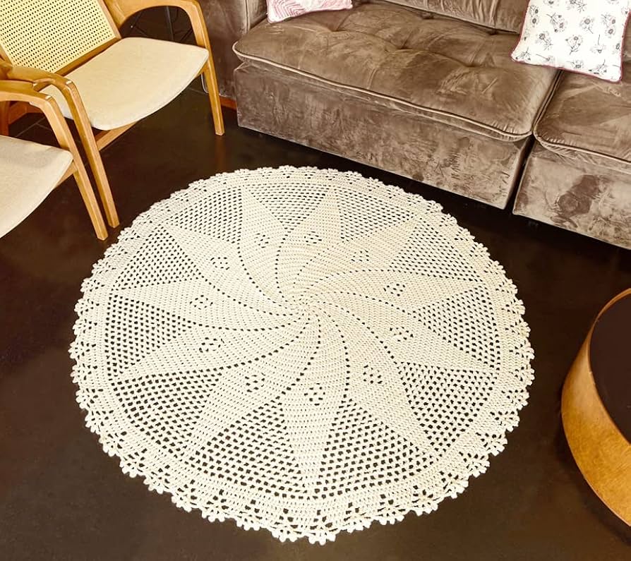 Decoração com Tapetes de Crochê: Ideias para Cada Ambiente da Casa