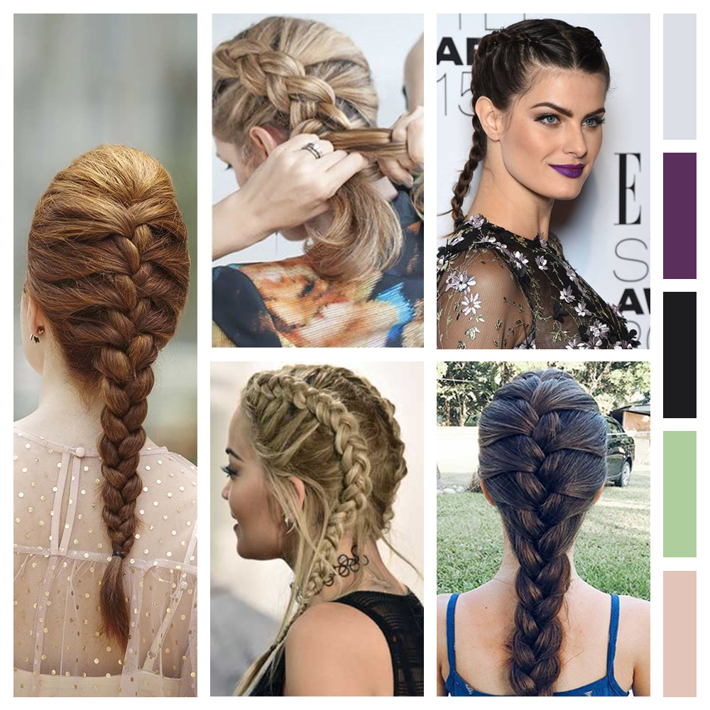 modelo de trança de raiz