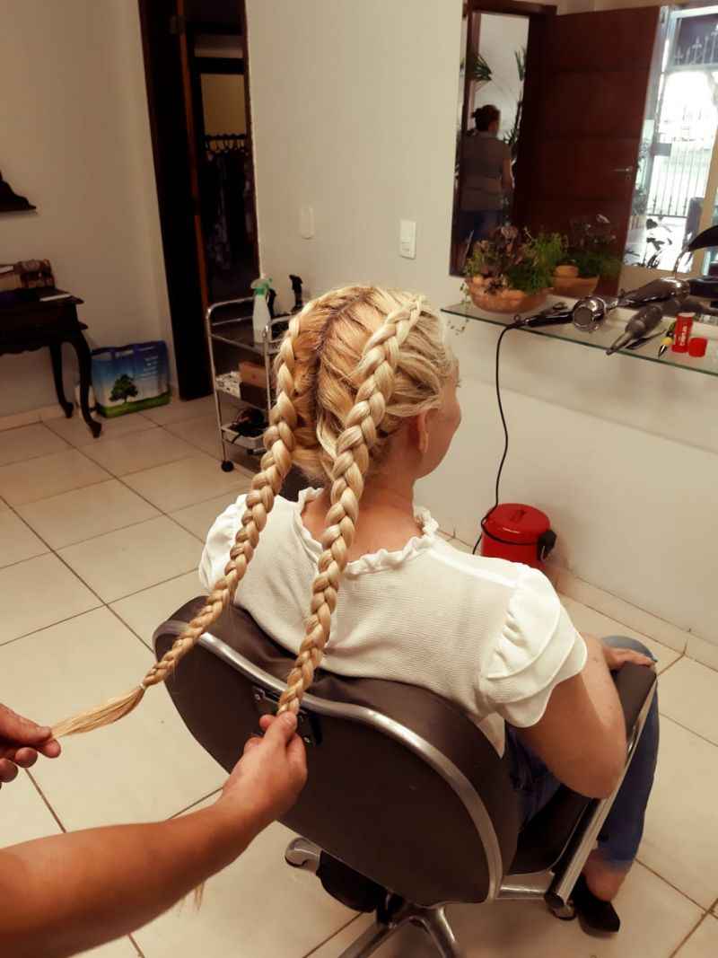 tranças para cabelo crespo festa junina
