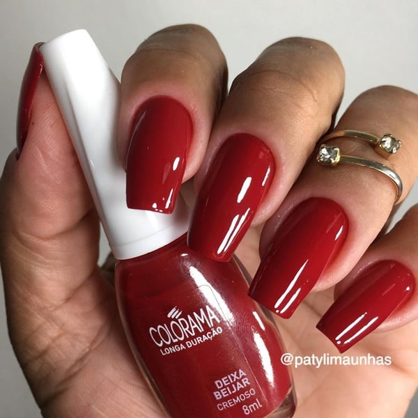 unhas redondas naturais