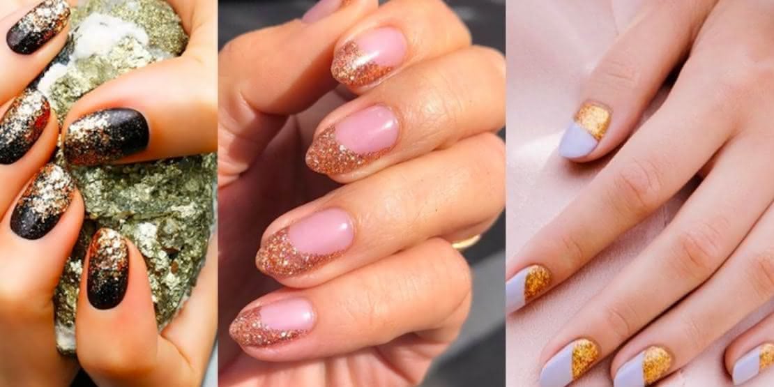 unhas francesinha ano novo