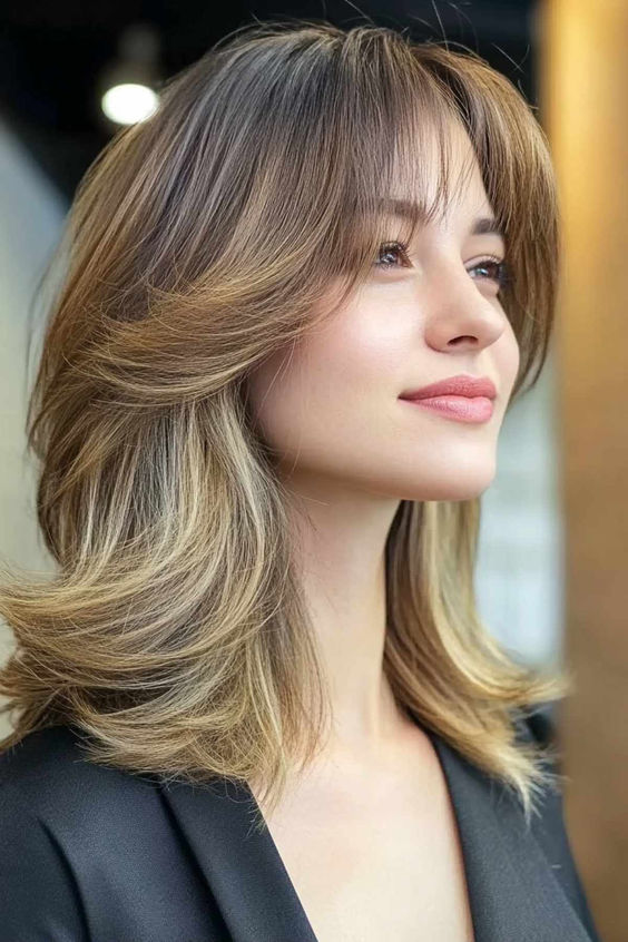 corte em V no ombro