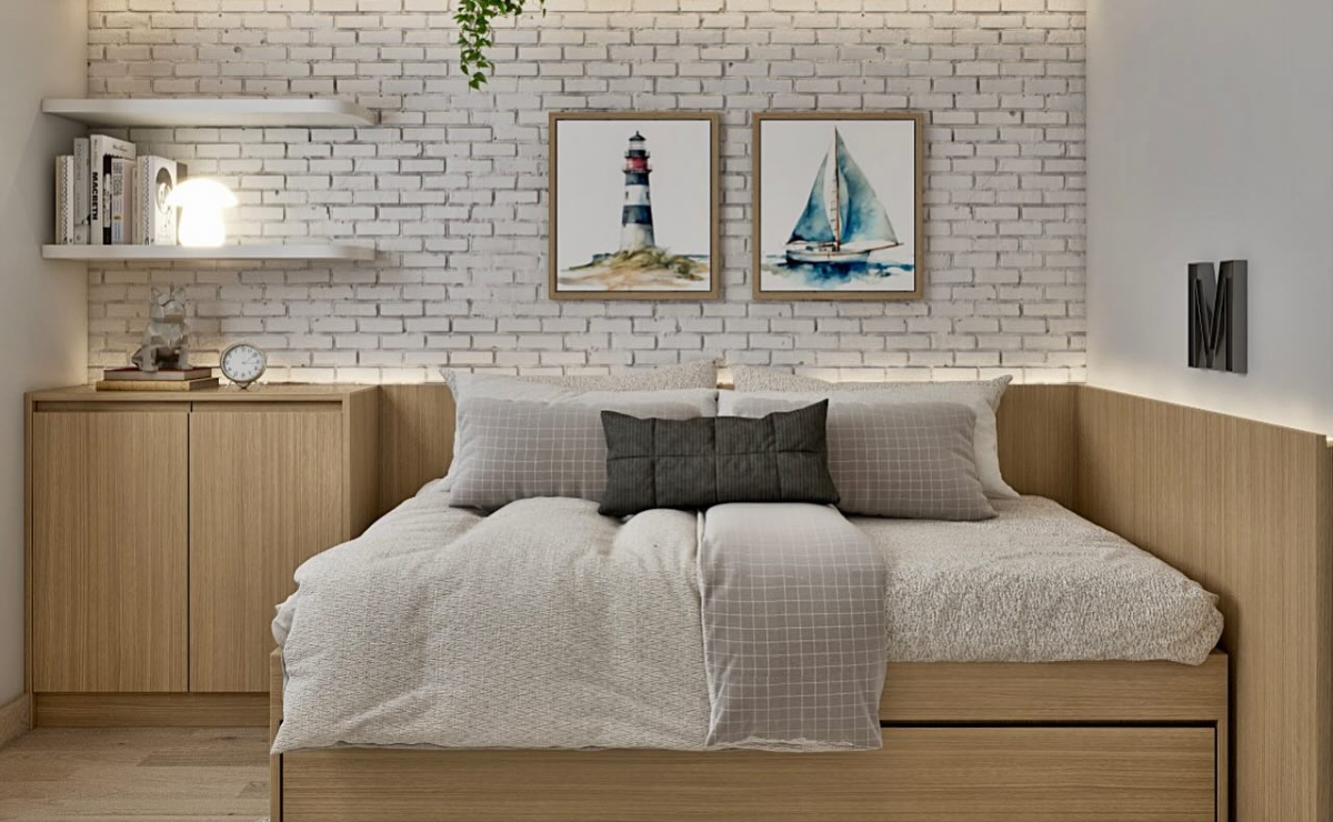 modelos de decoração para quarto com plantas