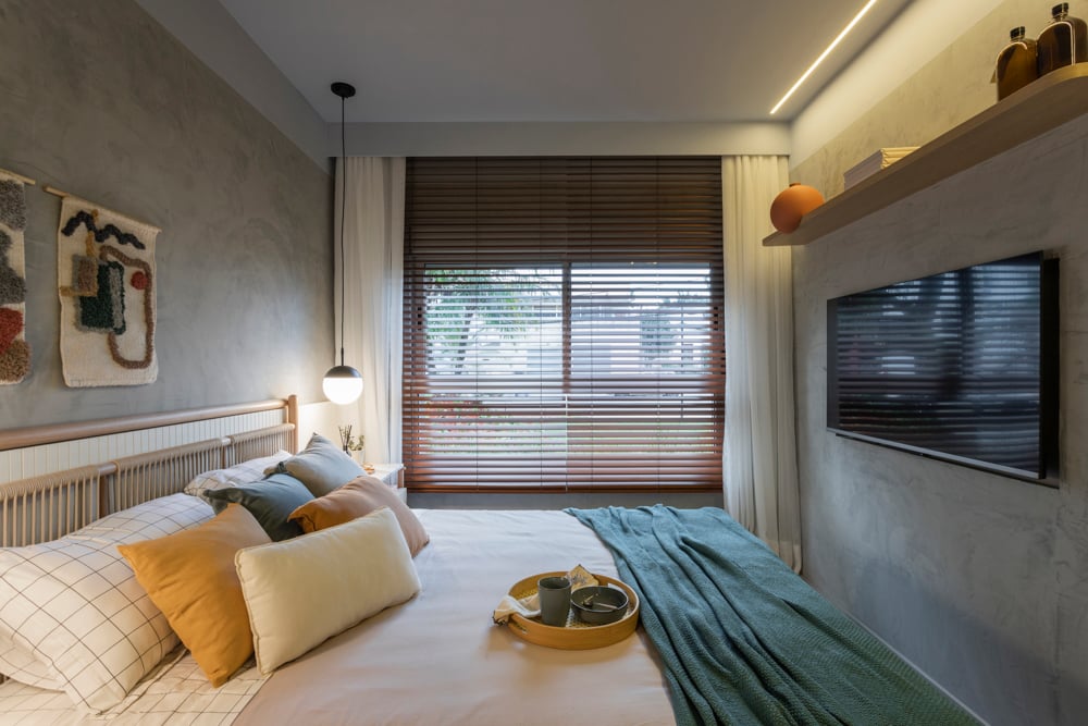 modelos de decoração para quarto com móveis planejados