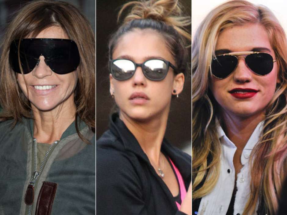 Óculos de sol com lentes degradê