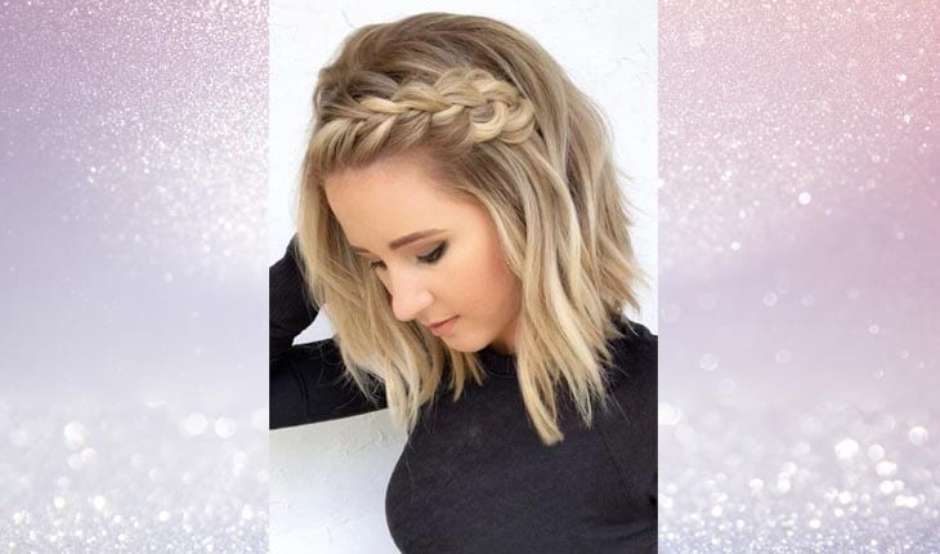 trança para casamento cabelo curto
