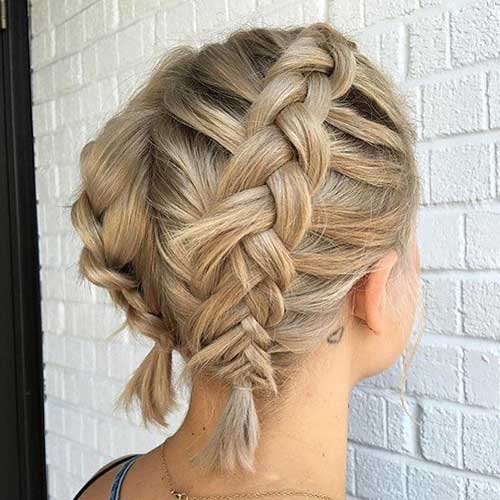 trança raiz cabelo curto