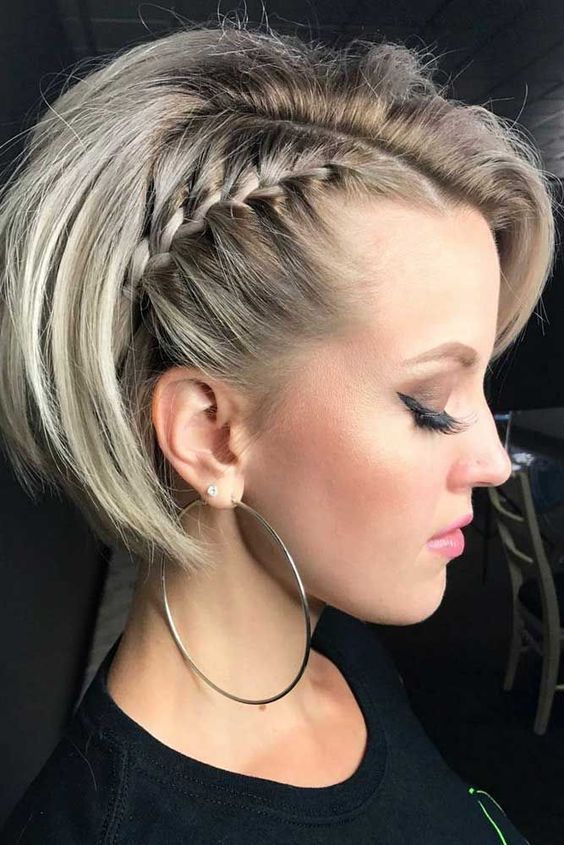 trança boxeadora cabelo curto