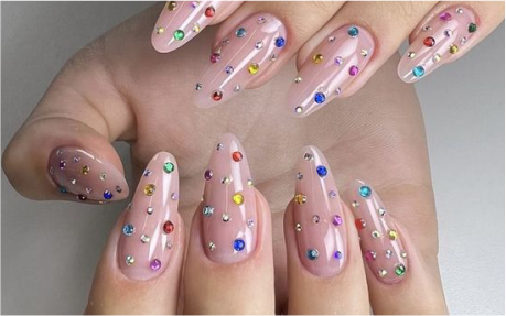 unhas francesinha carnaval