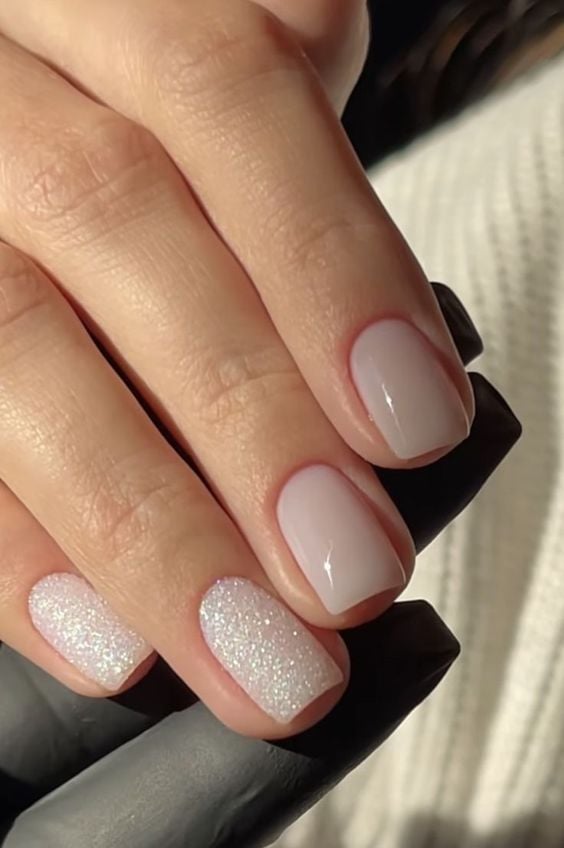 unhas curtas francesinha