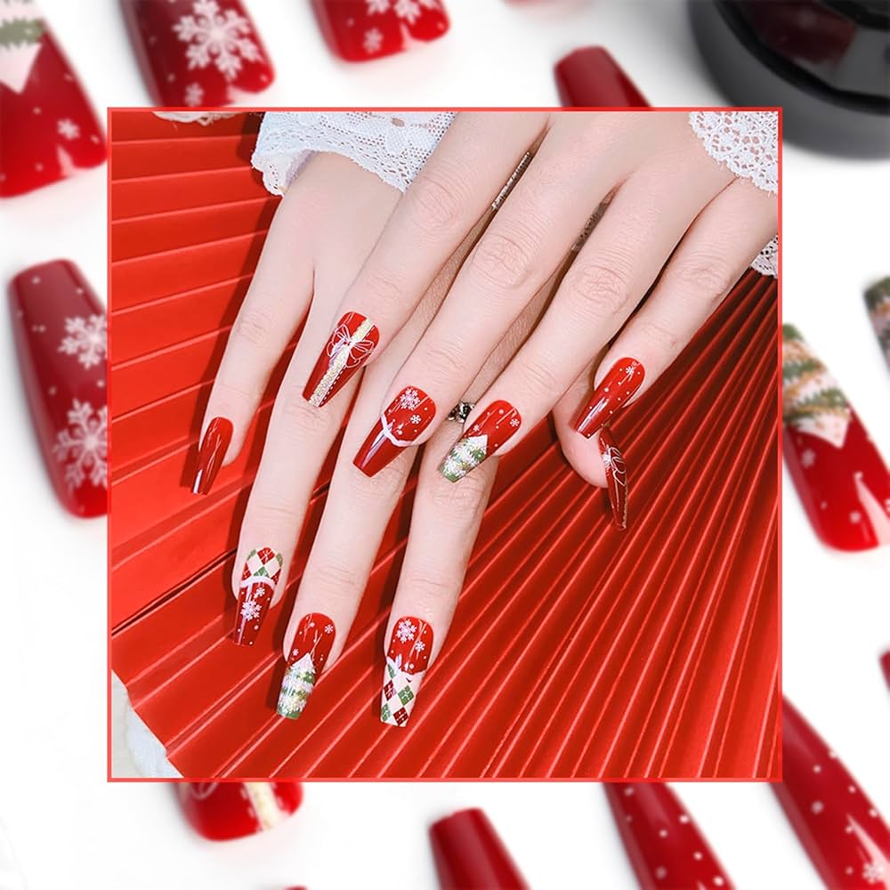 inspiração unhas Natal